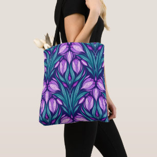 Spring crocuses tote bag