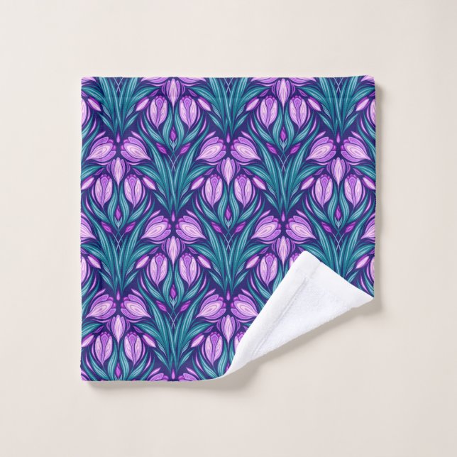 Spring crocuses wash cloth (Wash Cloth)