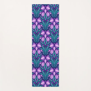 Spring crocuses yoga mat