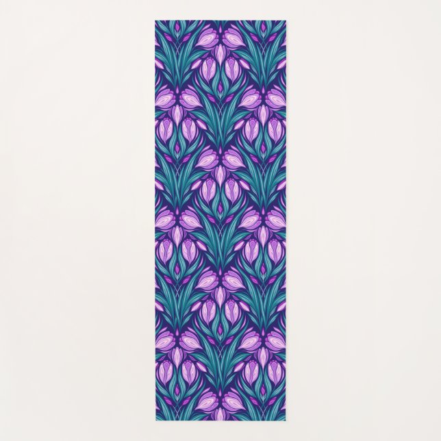 Spring crocuses yoga mat (Front)