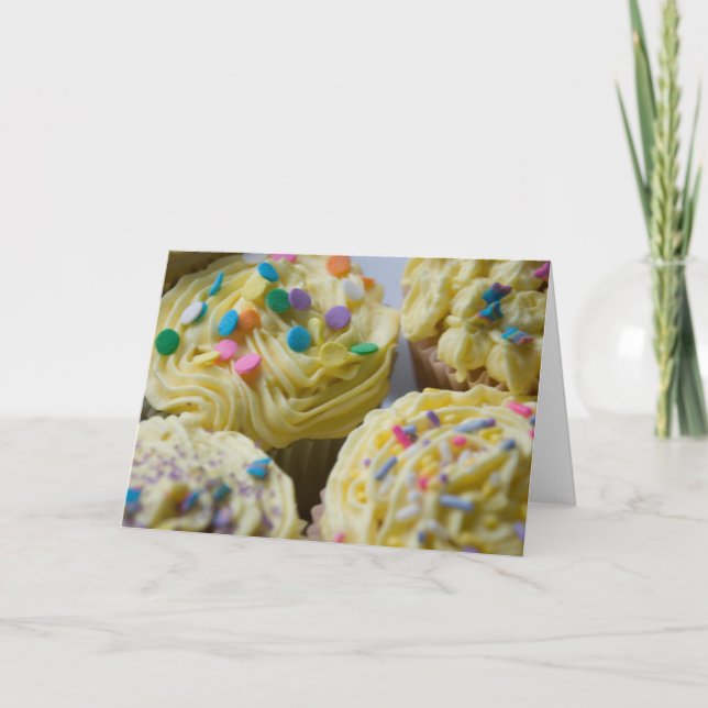 Spring Cupcake Card (Front)
