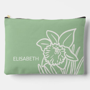 Spring Daffodil Accessory Pouch