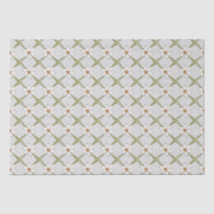 Spring Daffodil Flowers Baby Shower Tissue Paper