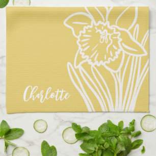 Spring Daffodil  Kitchen Towel