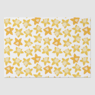 Spring Daffodil Pattern Tissue Paper