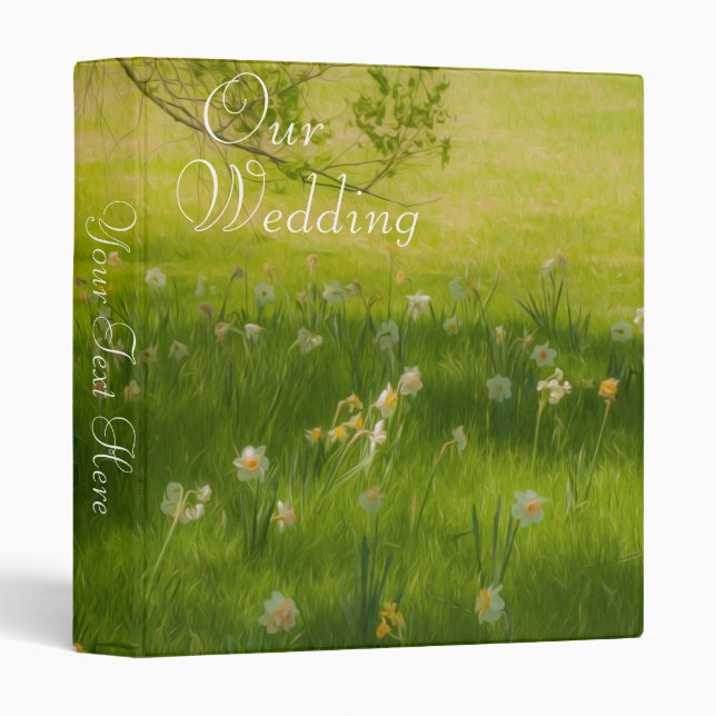 Spring Daffodils Binder (Front/Spine)