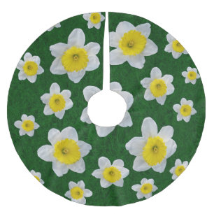 Spring Daffodils Brushed Polyester Tree Skirt