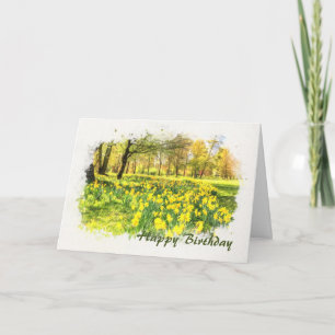 Spring Daffodils Card