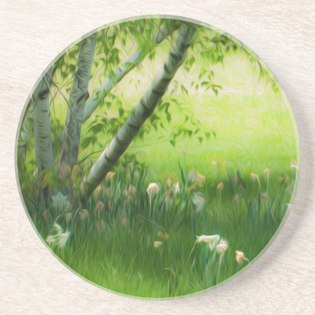 Spring Daffodils Coaster (Front)
