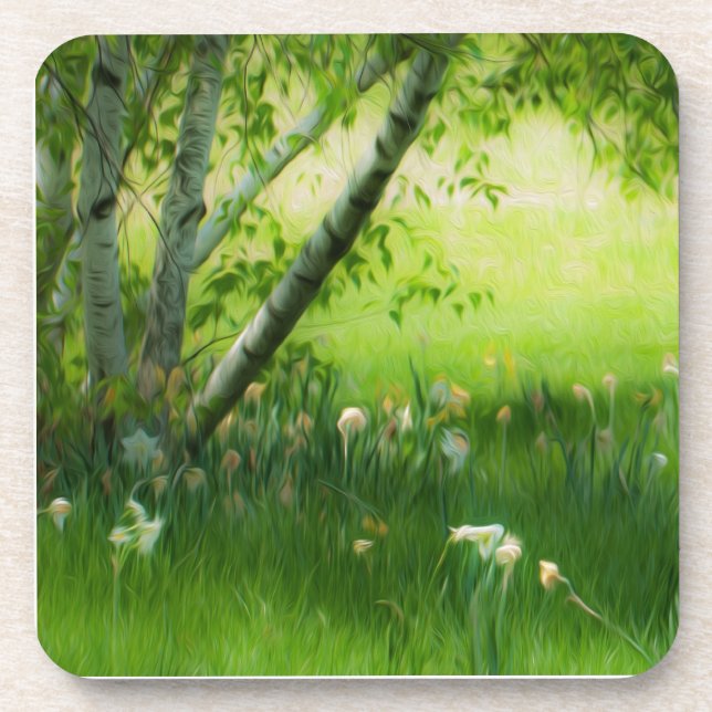 Spring Daffodils Coaster (Front)