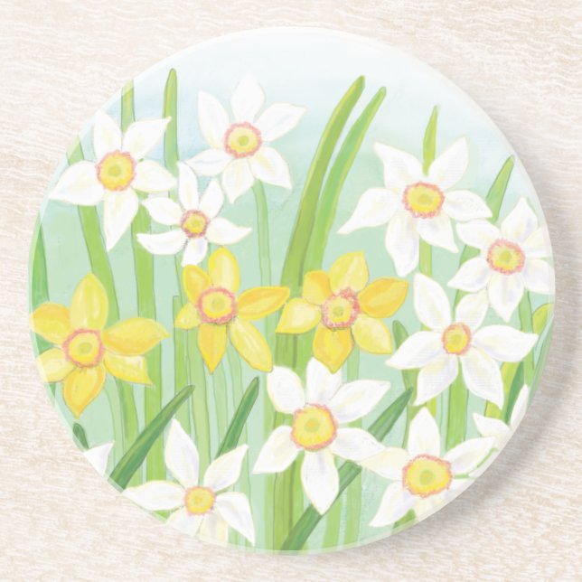 Spring Daffodils   Coaster (Front)