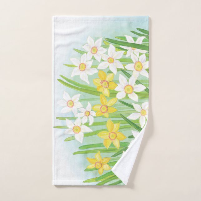 Spring Daffodils  Hand Towel (Hand Towel)