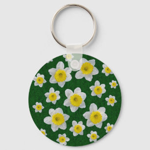 Spring Daffodils Keychain