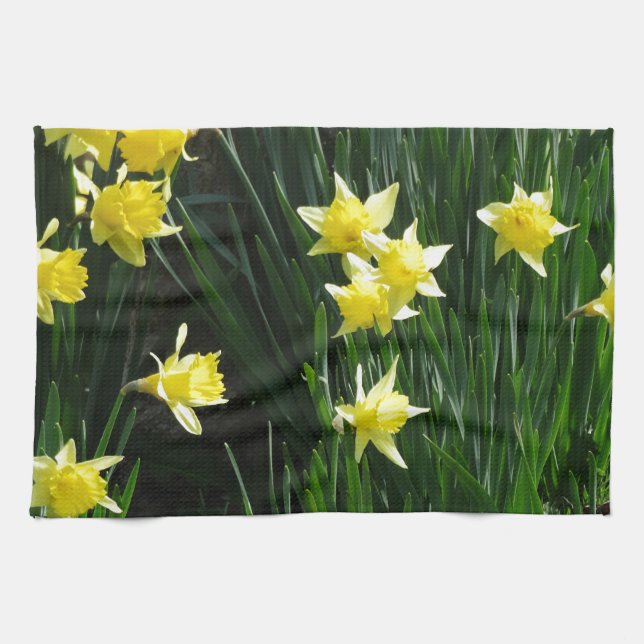Spring Daffodils Kitchen Towel (Horizontal)