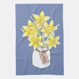 Spring Daffodils Kitchen Towel