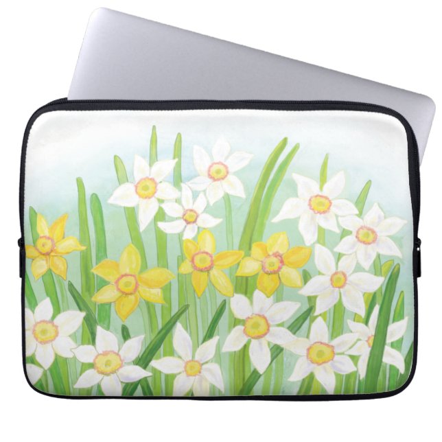 Spring Daffodils  Laptop Sleeve (Front)