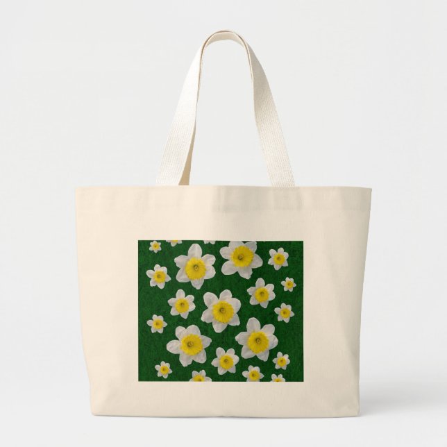 Spring Daffodils Large Tote Bag (Front)