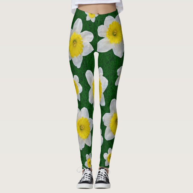 Spring Daffodils Leggings (Front)