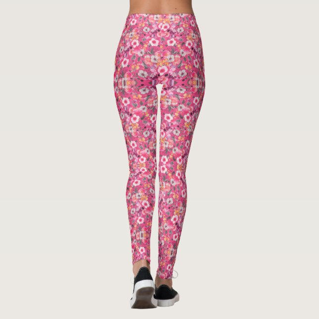 Spring Daffodils  Leggings (Back)