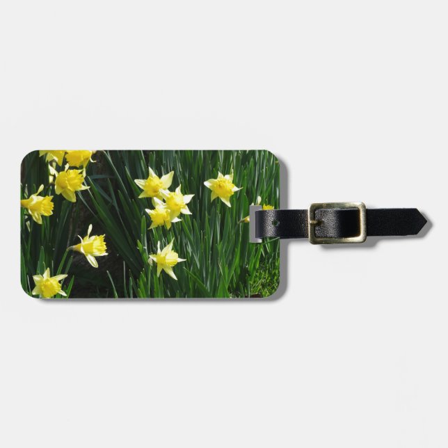 Spring Daffodils Luggage Tag (Front Horizontal)