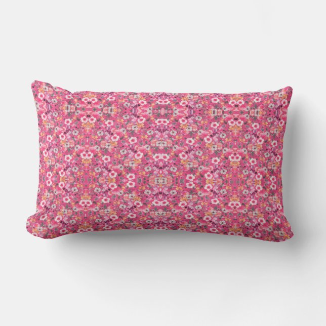 Spring Daffodils  Lumbar Pillow (Front)