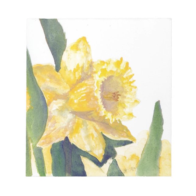Spring Daffodils Notepad (Front)