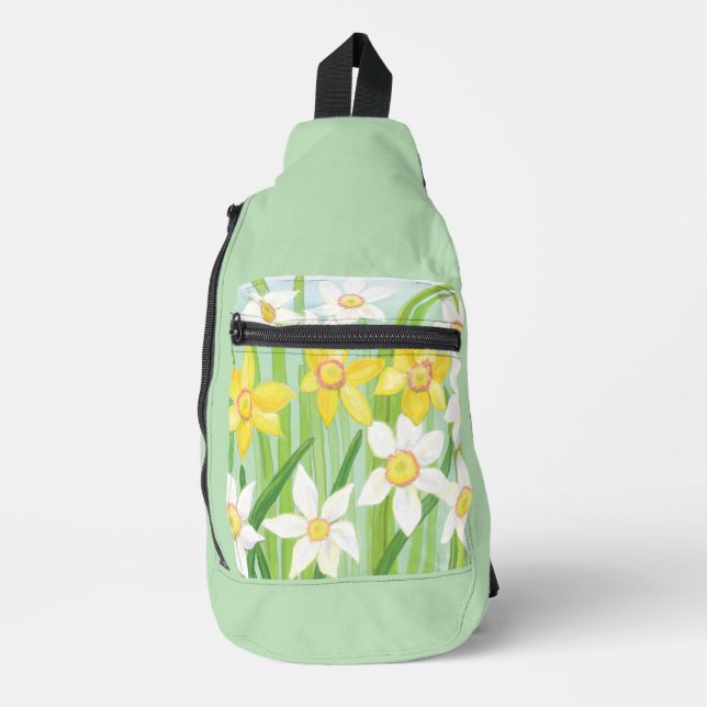 Spring Daffodils   Sling Bag (Front)