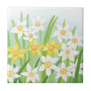 Spring Daffodils Tile