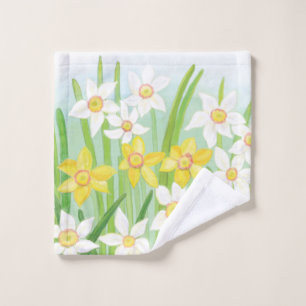 Spring Daffodils Wash Cloth