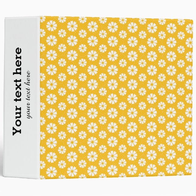 Spring Daisies Binder (Front/Spine)