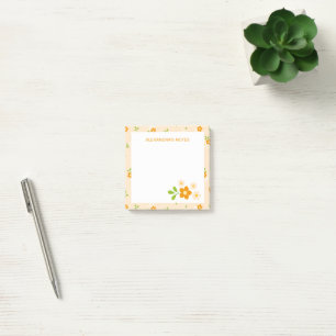Spring Daisies Floral Bouquets Personalised Post-it Notes