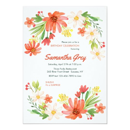Spring Daisies Invitation