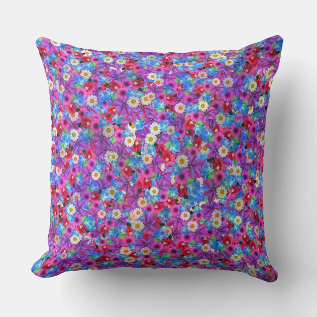 spring daisies pillow (Front)