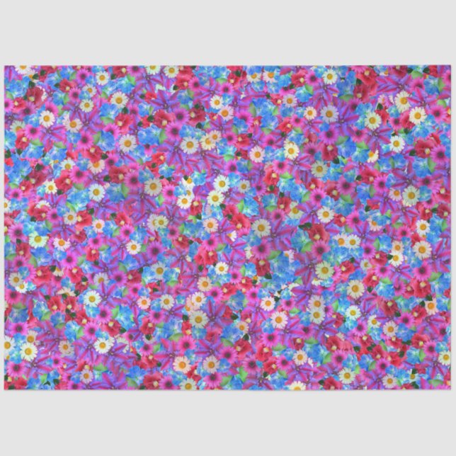 spring daisies tissue paper (Front)