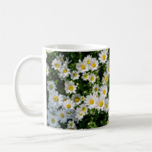 Spring Daisy Field: Serene Background Coffee Mug