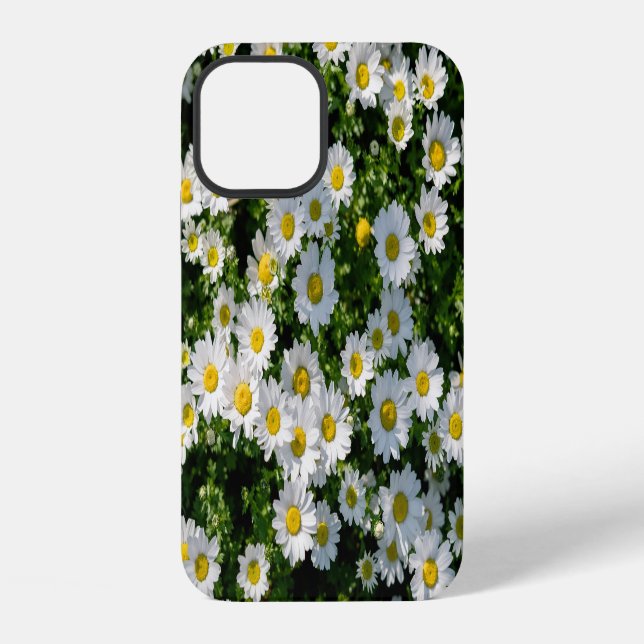 Spring Daisy Field: Serene Background iPhone Case (Back)