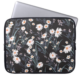 Spring Daisy Floral Seamless Design Laptop Sleeve
