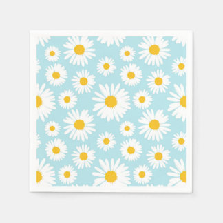 Spring Daisy Napkins Baby Shower Napkin Customize