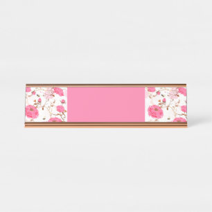 spring desk name plate