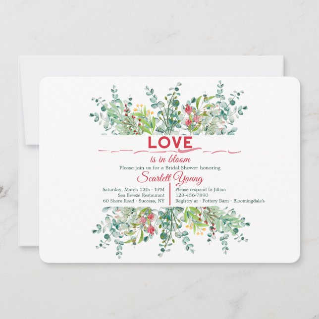 Spring Divide Invitation (Front)