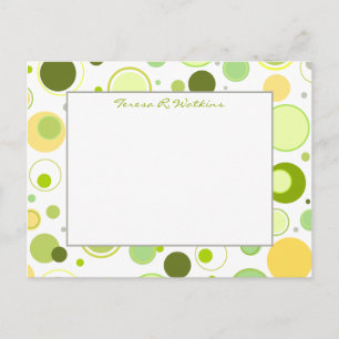 Spring Dots Postcard