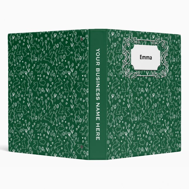 Spring Easter Bunny Adventures Binder (Background)