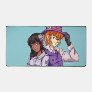 Spring Easter Couple Desk Mat