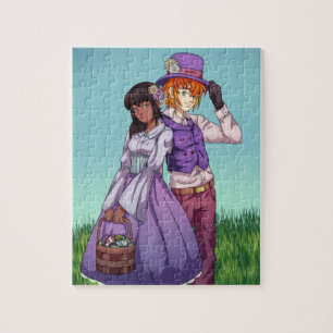 Spring Easter Couple Jigsaw Puzzle