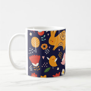 Spring Easter: flowers, bunnies collection Coffee Mug