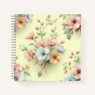 Spring Easter Flowers Notebook