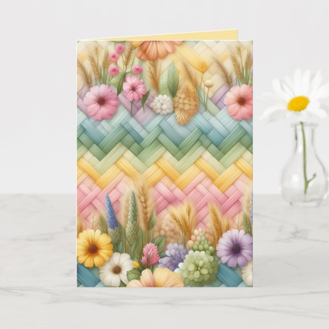 Spring Easter Joy Card (Small Plant)