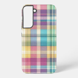 Spring/Easter pastel plaid/tartan Samsung Galaxy Case