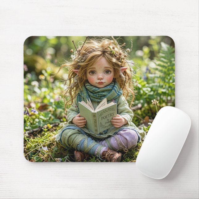 Spring Elf Mouse Pad (With Mouse)