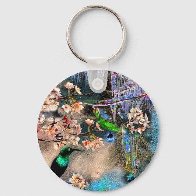 Spring Equinox, key-chain Keychain (Front)